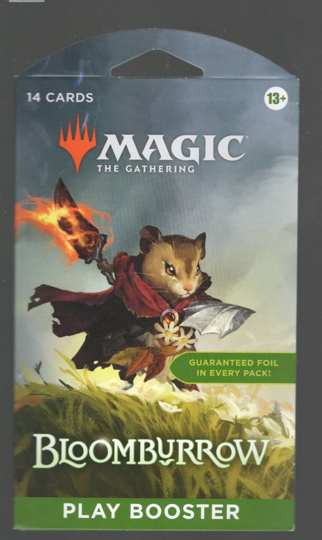 Magic the Gathering Bloomburrow Play Booster Hanger Pack - 1 Foil Guaranteed in every pack (1 of 1)
