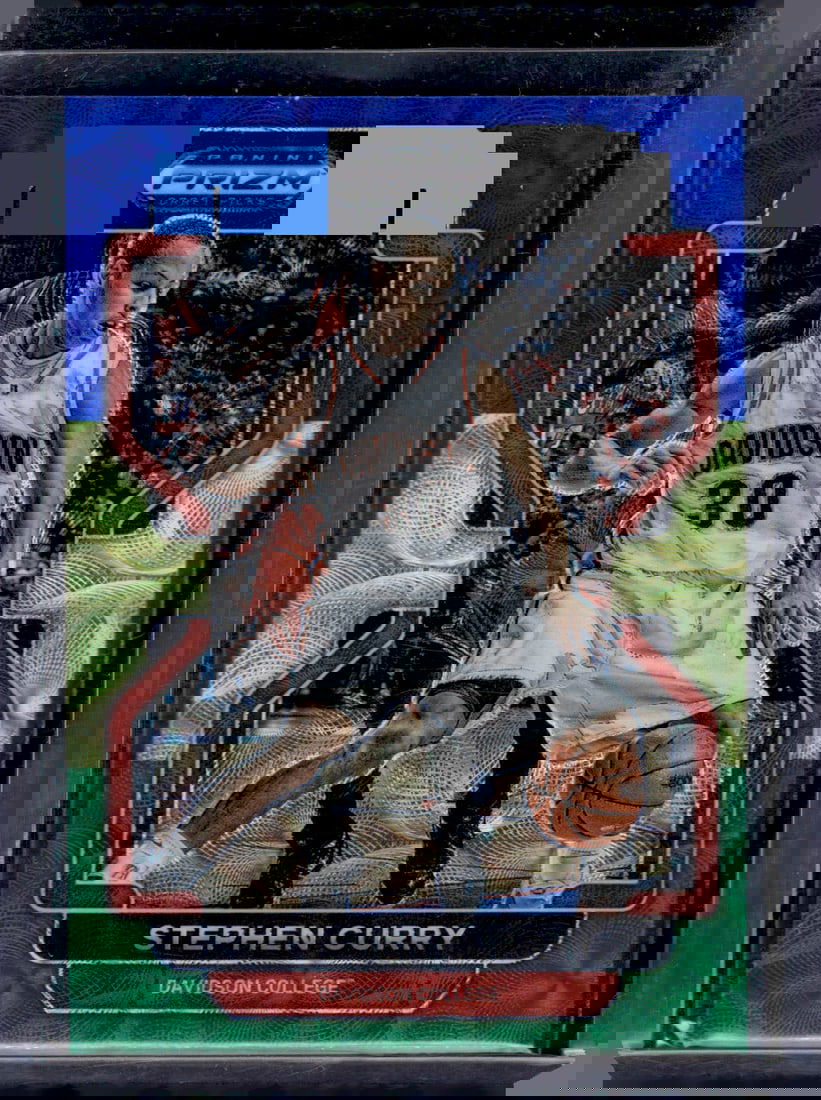 Stephen Curry Blue/Yellow/Green Choice Prizm 2022 Panini Prizm Draft Picks #45 (1 of 2)