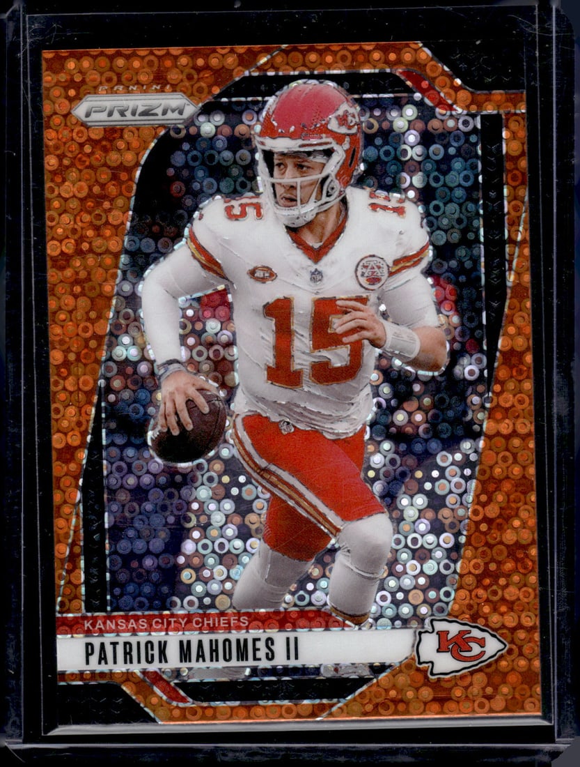 Patrick Mahomes Orange Disco Prizm 2024 Panini Prizm #138 (1 of 2)