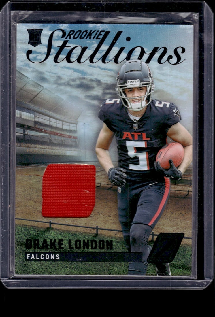 Drake London RC Patch 2022 Painini Zenith #RS-DL: Drake London RC Patch 2022 Painini Zenith #RS-DL