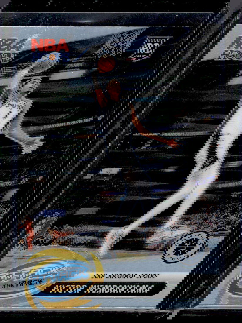 Victor Wembanyama Attack the Rack Silver Prizm RC 2023-24 Panini Premium Stock #3 (1 of 2)