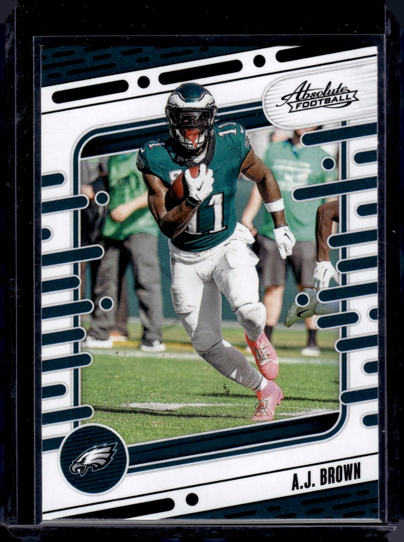 Aj Brown Black Parallel 2024 Panini Absolute #87: Aj Brown Black Parallel 2024 Panini Absolute #87