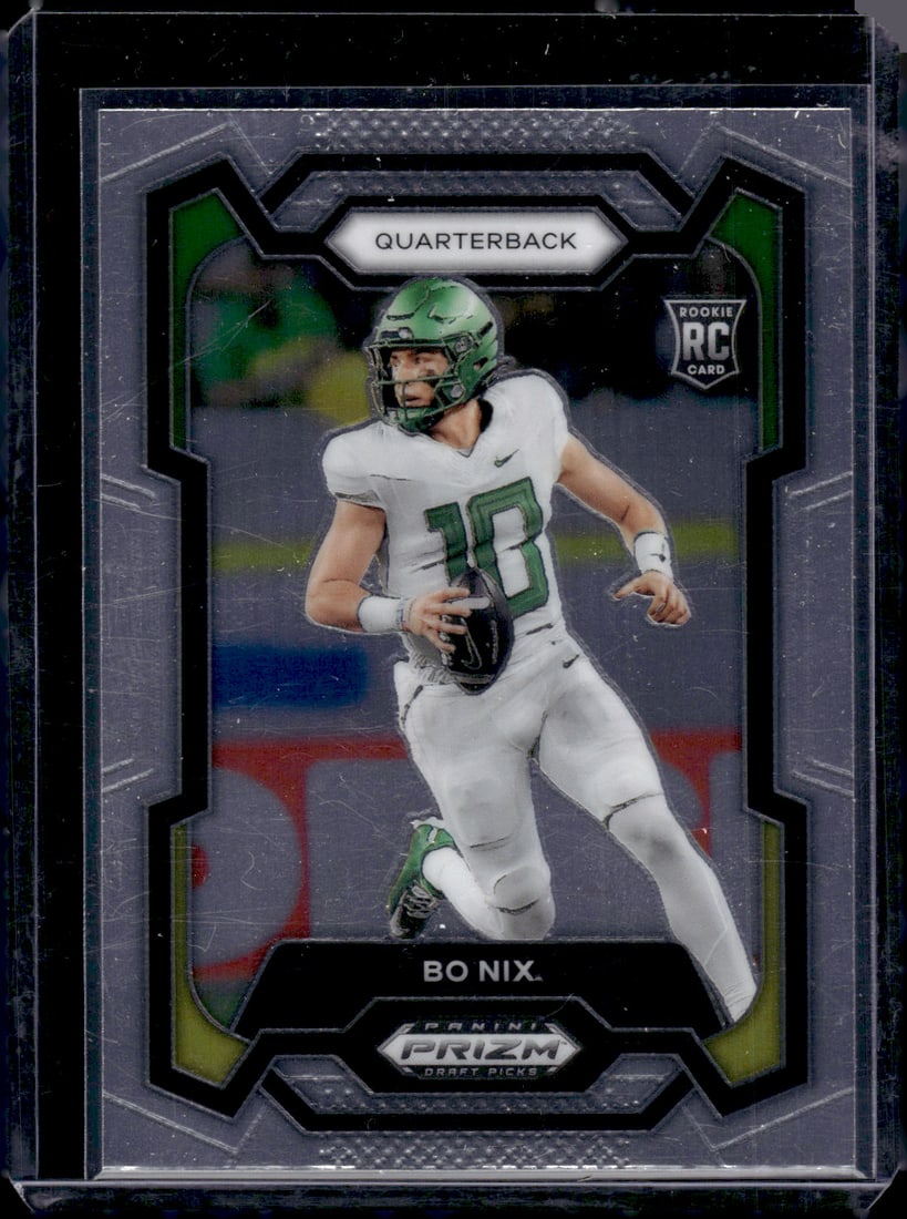 Bo Nix RC 2024 Panini Prizm Draft Picks #105: Bo Nix RC 2024 Panini Prizm Draft Picks #105