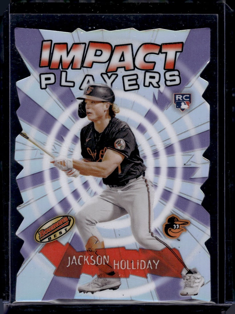 Jackson Holliday Impact Players Die Cut RC 2024 Bowman's Best #IP-25: Jackson Holliday Impact Players Die Cut RC 2024 Bowman's Best #IP-25