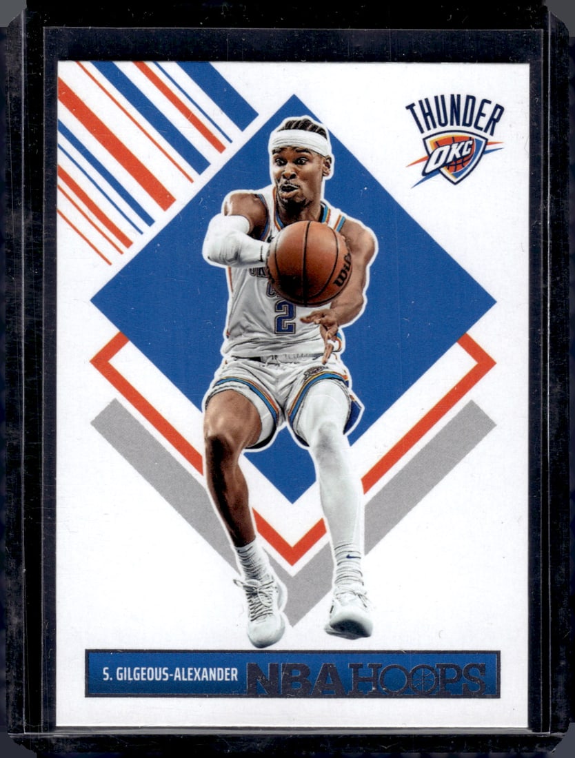 Shai Gilgeous-Alexander Tribute 2024-25 Panini NBA Hoops #283: Shai Gilgeous-Alexander Tribute 2024-25 Panini NBA Hoops #283