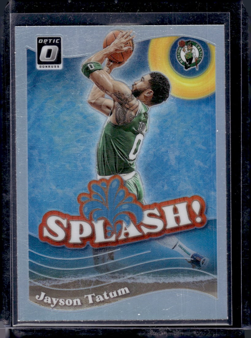 Jayson Tatum Splash Holo Prizm 2023-24 Donruss Optic #3 (1 of 2)