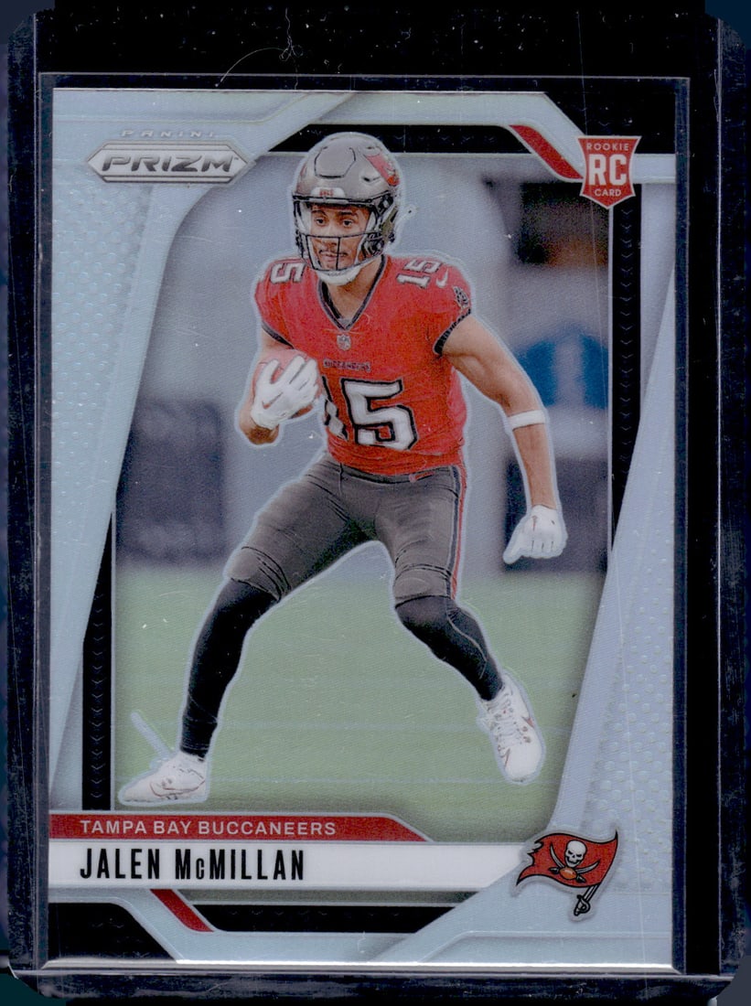 Jalen McMillan Silver Prizm RC 2024 Panini Prizm #338 (1 of 2)