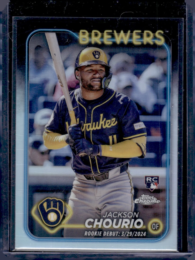 Jackson Chourio Refractor RC 2024 Topps Chrome Update #USC30 (1 of 2)