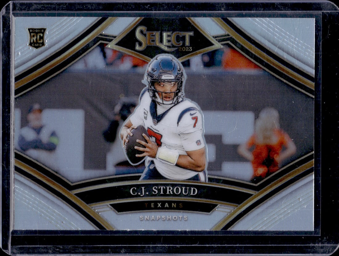 Cj Stroud Snapshots Silver Prizm RC 2023 Panini Select #SS-CS (1 of 2)