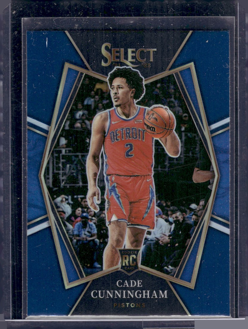 Cade Cunningham Blue Prizm RC 2021-22 Panini Select #116 (1 of 2)