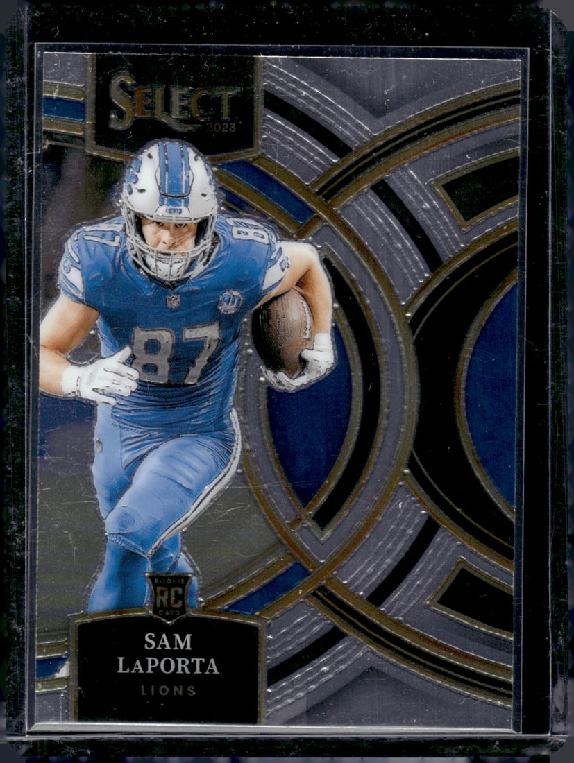 Sam LaPorta Premier Level RC 2023 Panini Select #106: Sam LaPorta Premier Level RC 2023 Panini Select #106