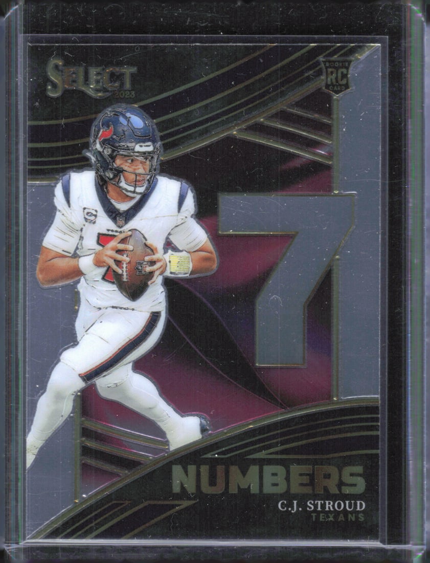 C.J. Stroud Rookie Card Select Numbers 2023 Panini Select #NMB-CST (1 of 2)