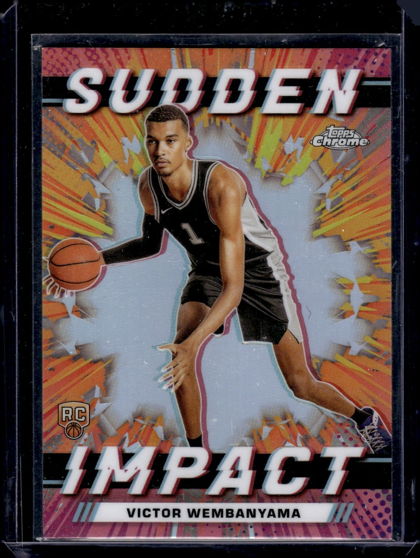 Victor Wembanyama Sudden Impact Refractor RC 2023-24 Topps Chrome #SI-1 (1 of 2)