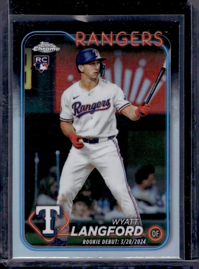 Wyatt Langford Refractor RC 2024 Topps Chrome Update #USC37 (1 of 2)