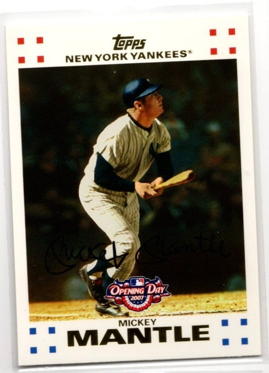 Mickey Mantle Opening Day 2007 Topps #7 (1 of 2)