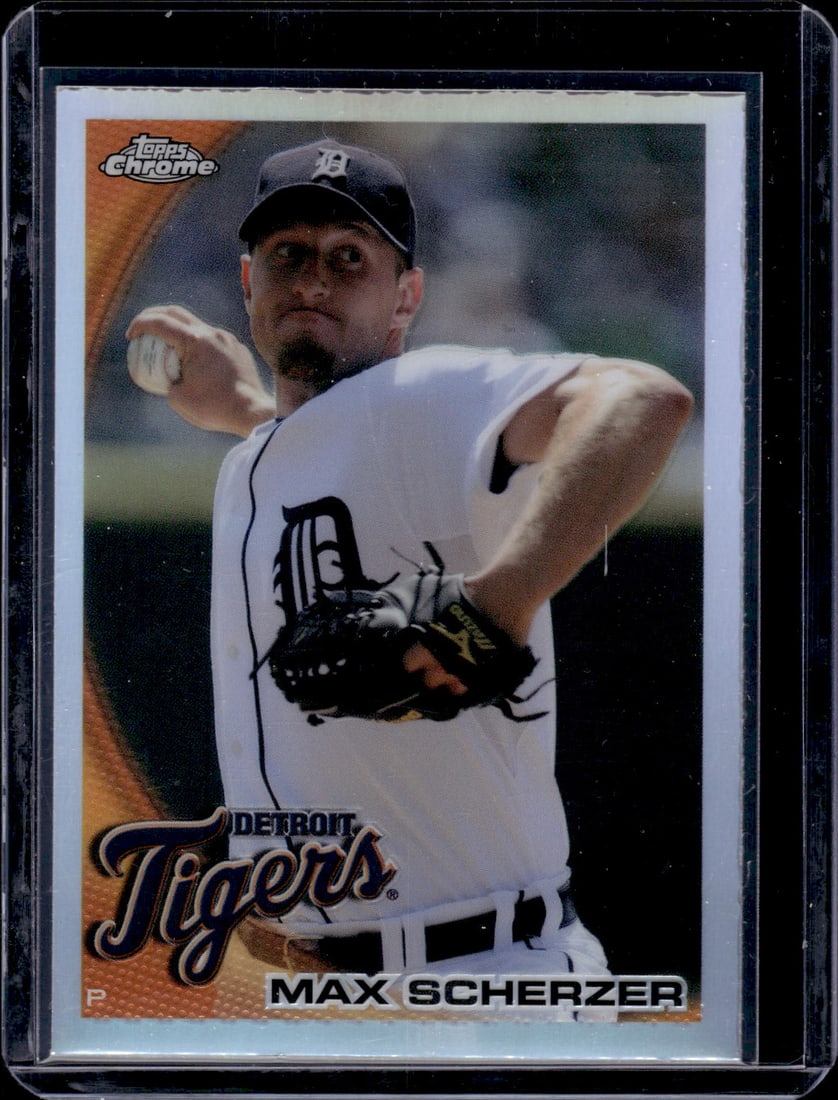 Max Scherzer Refractor 2010 Topps Chrome #70 (1 of 2)