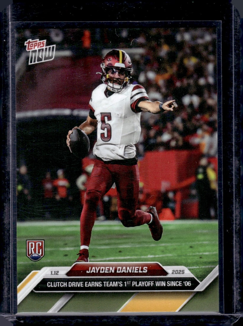 Jayden Daniels RC 2025 Topps Now #22: Jayden Daniels RC 2025 Topps Now #22