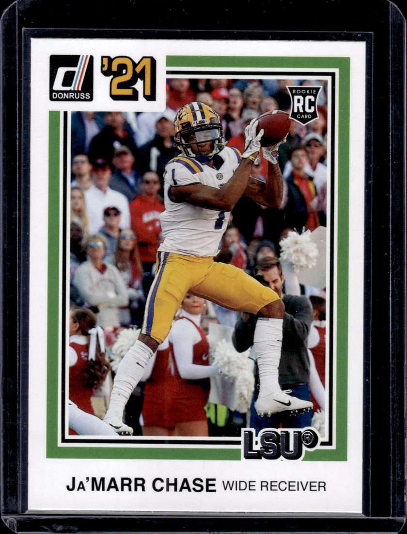 Ja'Marr Chase RC 2021 Panini Chronicles Donruss Draft Picks #36 (1 of 2)