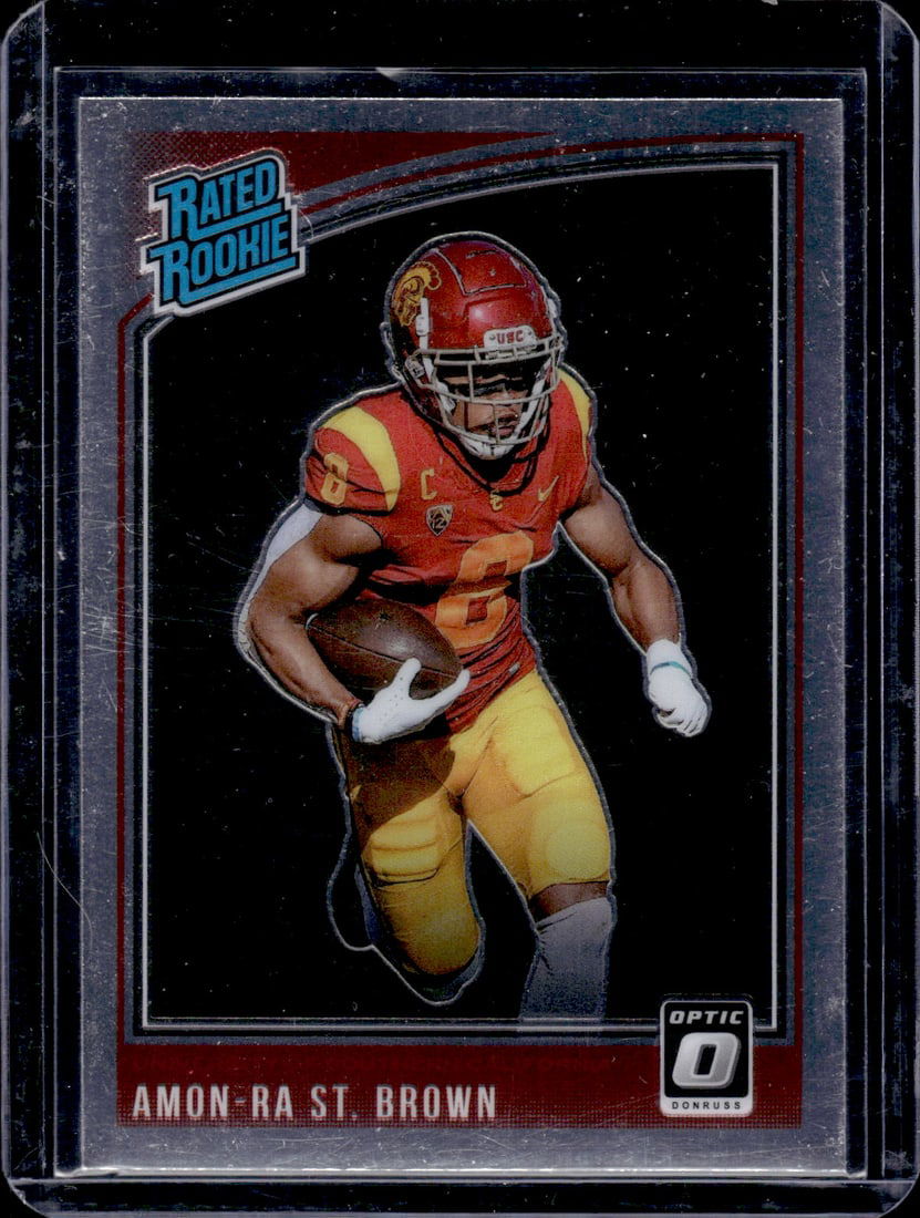 Amon-Ra St. Brown RC 2021 Panini Chronicles Donruss Optic Draft Picks #224 (1 of 2)