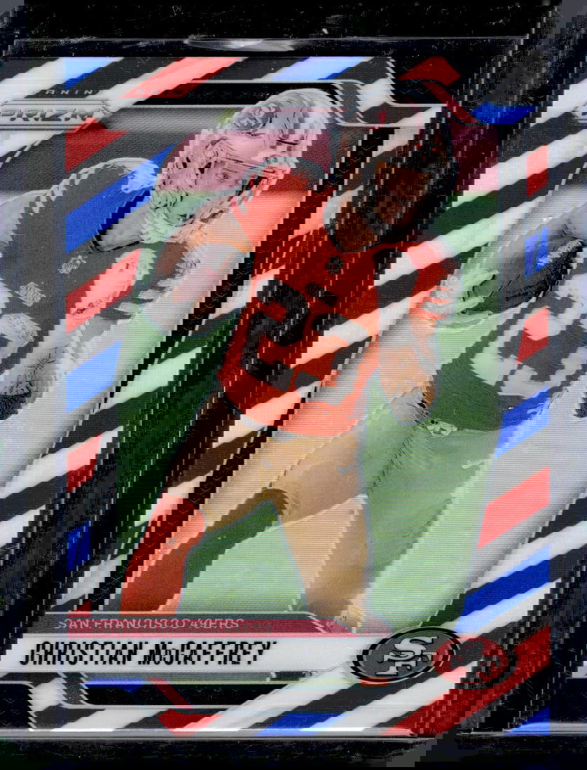 Christian McCaffrey Red/White/Blue Prizm 2024 Panini Prizm #250 (1 of 2)