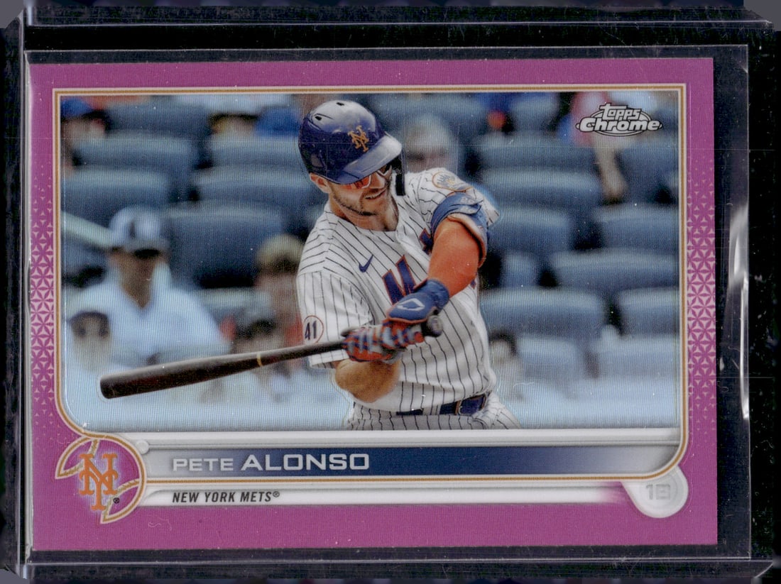 Pete Alonso Pink Refractor 2022 Topps Chrome #209 (1 of 2)
