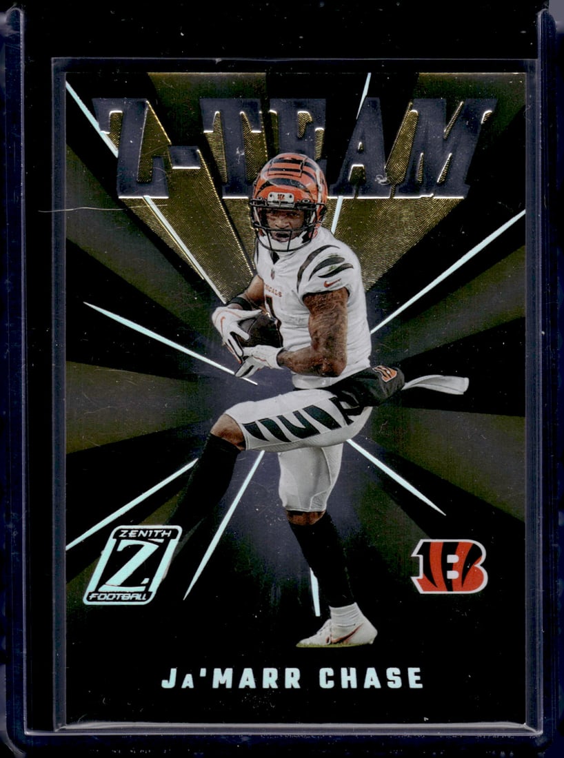 Ja'Marr Chase Z-Team 2022 Panini Zenith #ZT-17: Ja'Marr Chase Z-Team 2022 Panini Zenith #ZT-17
