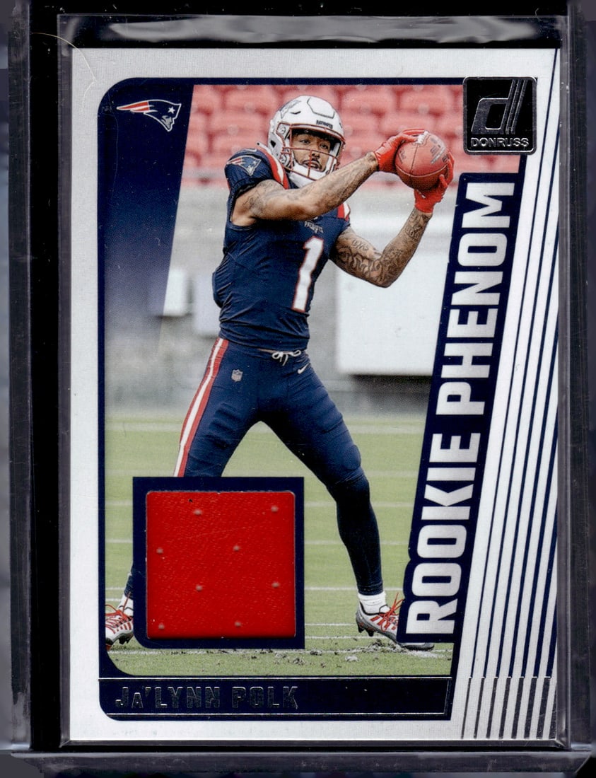 Ja'Lynn Polk Rookie Phenom Patch 2024 Panini Donruss #RPJ-JPO (1 of 2)