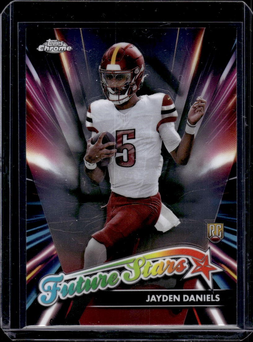 Jayden Daniels Future Stars RC 2024 Topps Chrome #FS-2: Jayden Daniels Future Stars RC 2024 Topps Chrome #FS-2