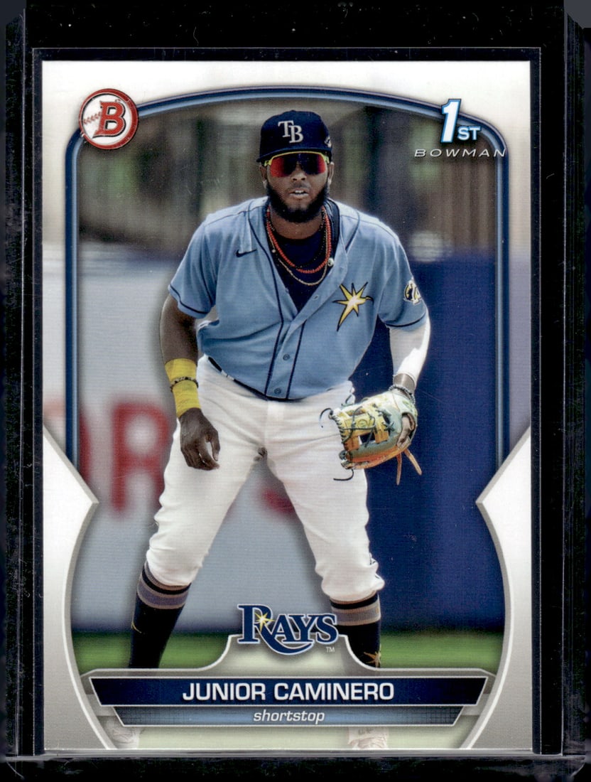 Junior Caminero 1st Bowman 2023 Bowman #BP-61: Junior Caminero 1st Bowman 2023 Bowman #BP-61