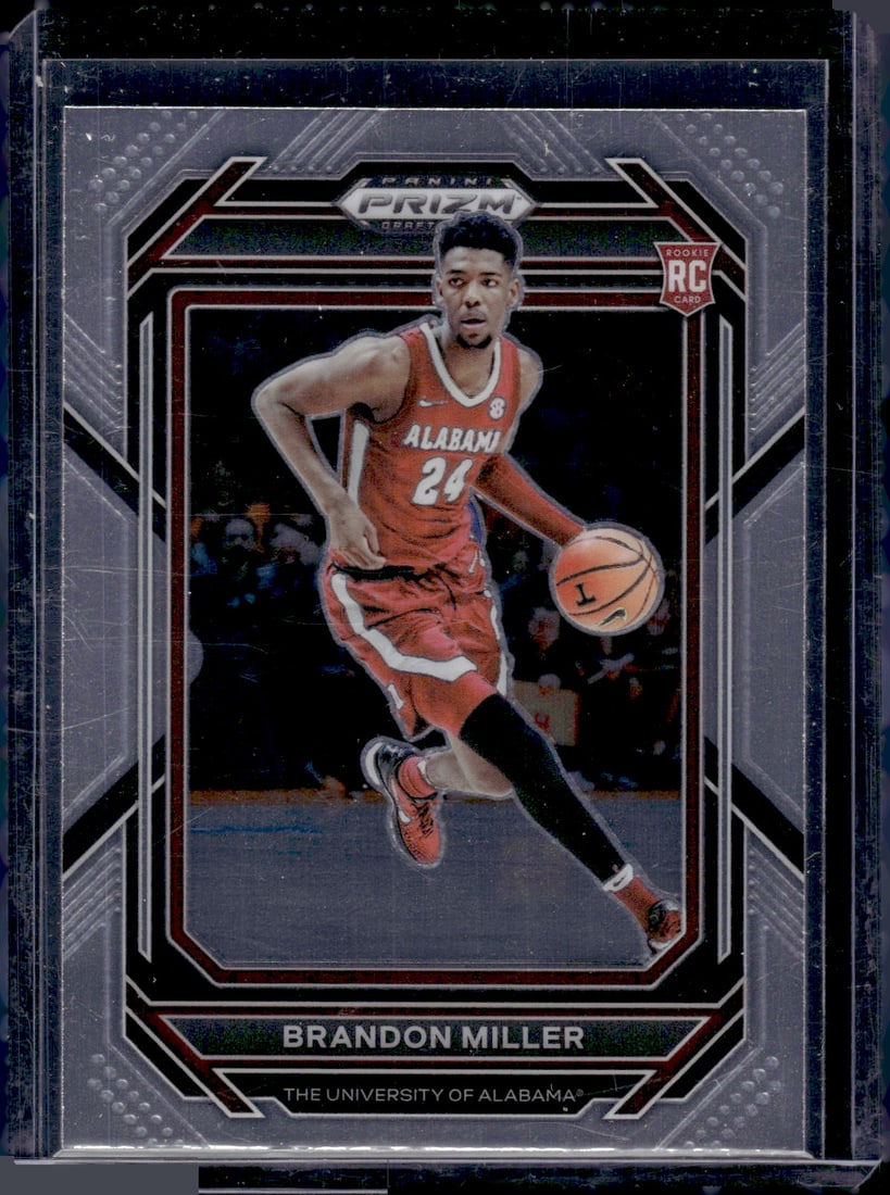 Brandon Miller RC 2024 Panini Prizm Draft Picks #63: Brandon Miller RC 2024 Panini Prizm Draft Picks #63