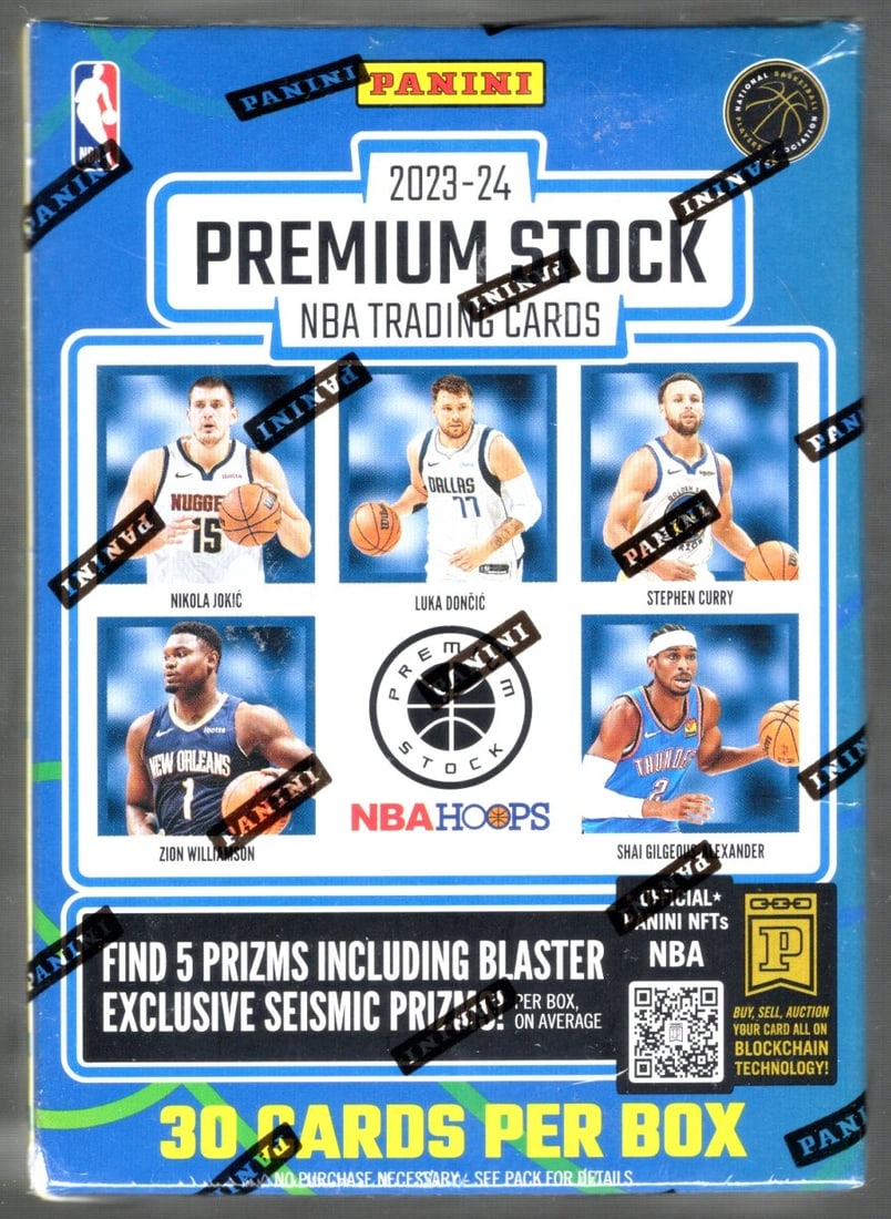 2023-24 Panini NBA Hoops Premium Stock Basketball Blaster Box - Victor Wembanyama: 2023-24 Panini NBA Hoops Premium Stock Basketball Blaster Box - Victor Wembanyama