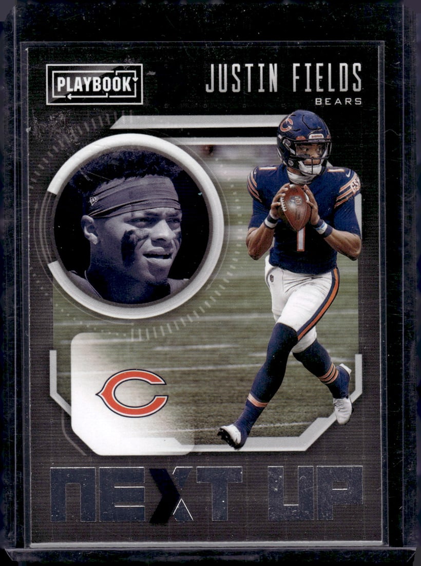 Justin Fields Next Up RC 2021 Panini Playbook #NXT-JFI: Justin Fields Next Up RC 2021 Panini Playbook #NXT-JFI