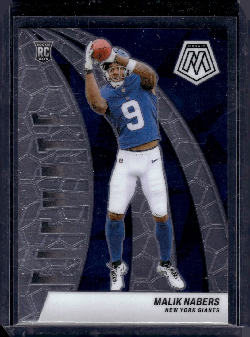 Malik Nabers Elevate RC 2024 Panini Mosaic #3: Malik Nabers Elevate RC 2024 Panini Mosaic #3