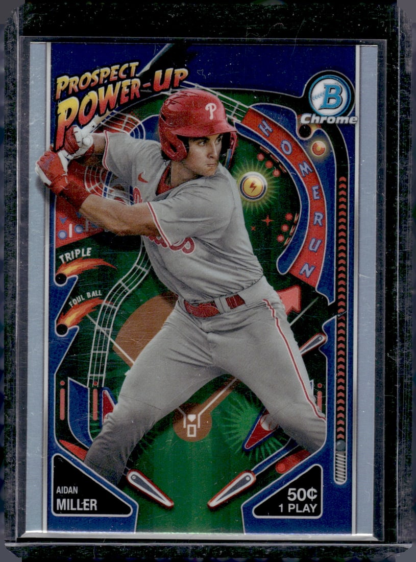 Aidan Miller Prospect Power-Up 2024 Bowman Chrome #PP-18: Aidan Miller Prospect Power-Up 2024 Bowman Chrome #PP-18