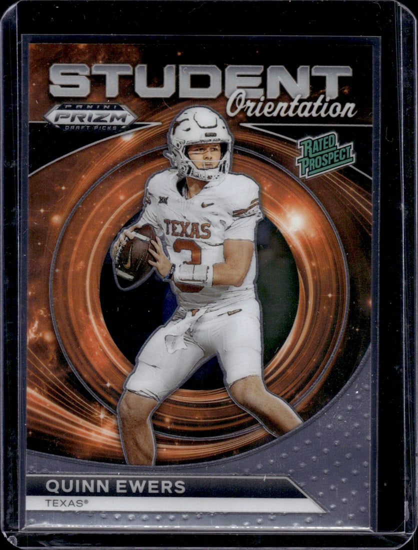 Quinn Ewers Student Orientation Rated Prospect 2024 Panini Prizm Draft Picks #SO-QE: Quinn Ewers Student Orientation Rated Prospect 2024 Panini Prizm Draft Picks #SO-QE