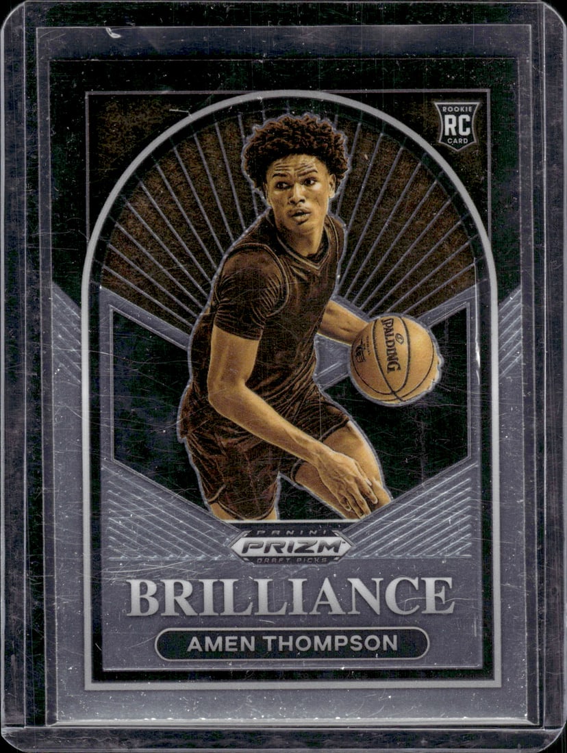 Amen Thompson Brilliance RC 2023 Panini Prizm Draft Picks #11: Amen Thompson Brilliance RC 2023 Panini Prizm Draft Picks #11