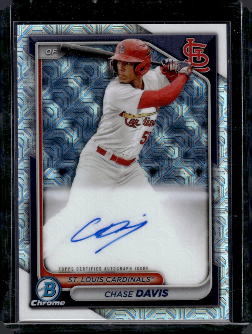 Chase Davis Mojo Refractor Prospects Auto 2024 Bowman Chrome #BMA-CD (1 of 2)