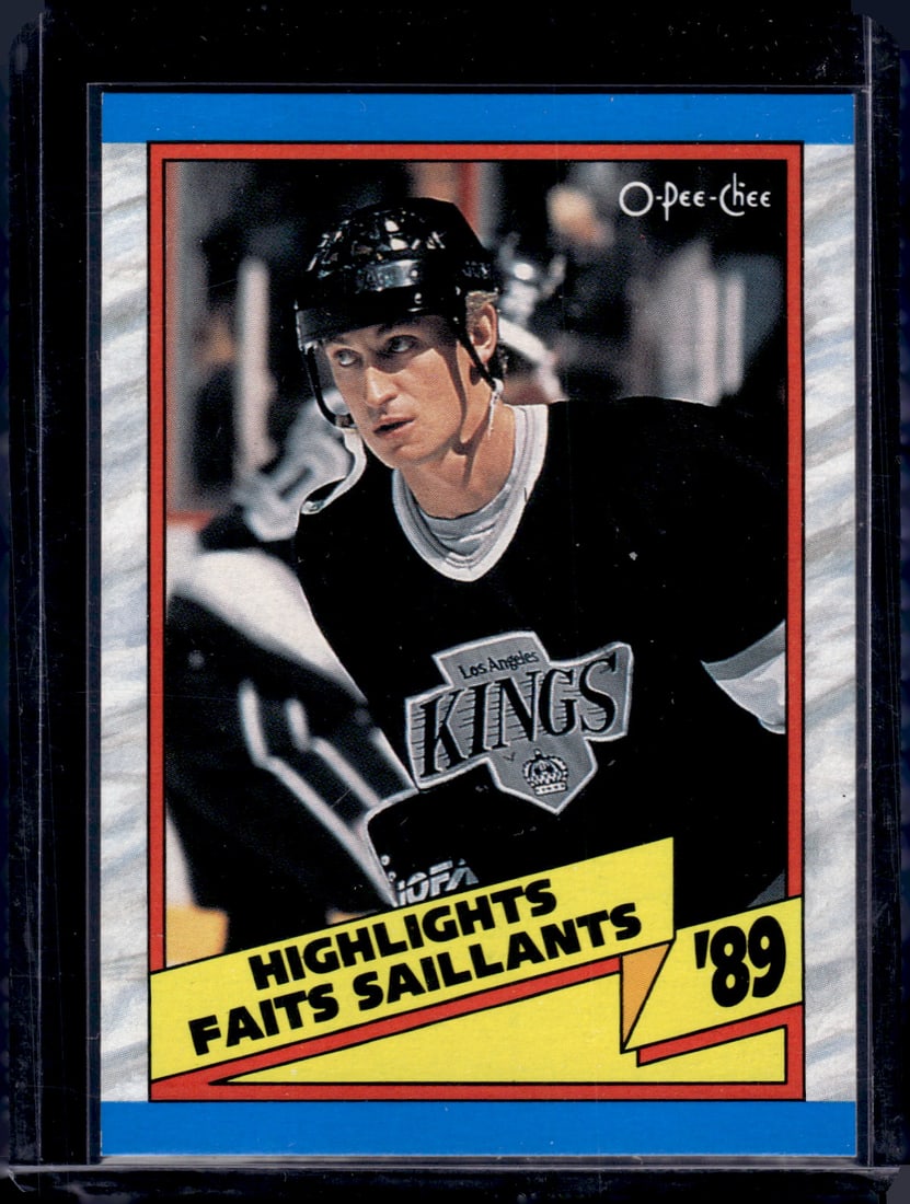 Wayne Gretzky Highlights 1989 O-Pee-Chee #325: Wayne Gretzky Highlights 1989 O-Pee-Chee #325