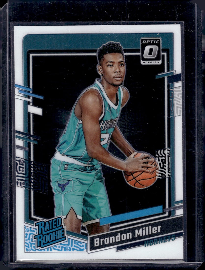 Brandon Miller RC 2023-24 Donruss Optic #219: Brandon Miller RC 2023-24 Donruss Optic #219