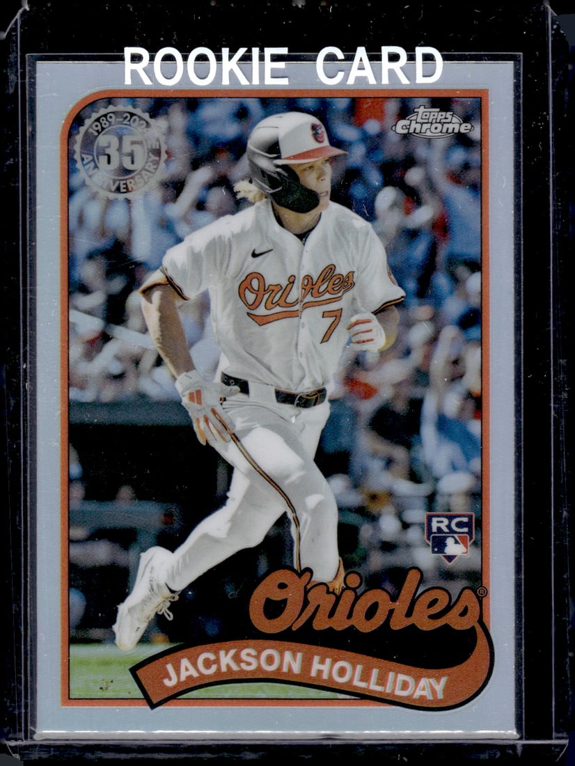 Jackson Holliday 35th Anniversary Refractor RC 2024 Topps Chrome #89CU-3: Jackson Holliday 35th Anniversary Refractor RC 2024 Topps Chrome #89CU-3