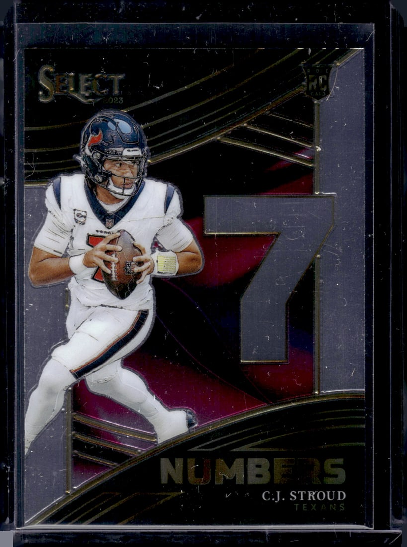 Cj Stroud Numbers RC 2023 Panini Select #NMB-CST: Cj Stroud Numbers RC 2023 Panini Select #NMB-CST