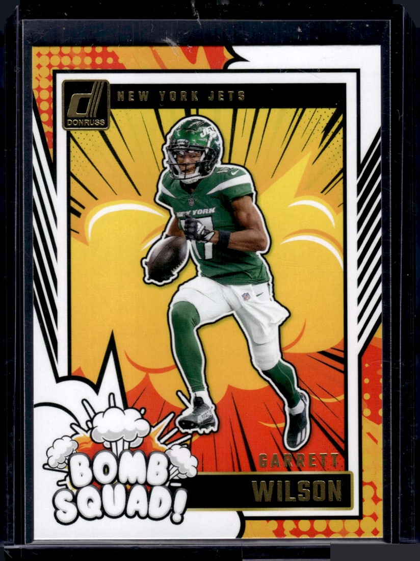 Garrett Wilson Bomb Squad 2024 Panini Donruss #8: Garrett Wilson Bomb Squad 2024 Panini Donruss #8