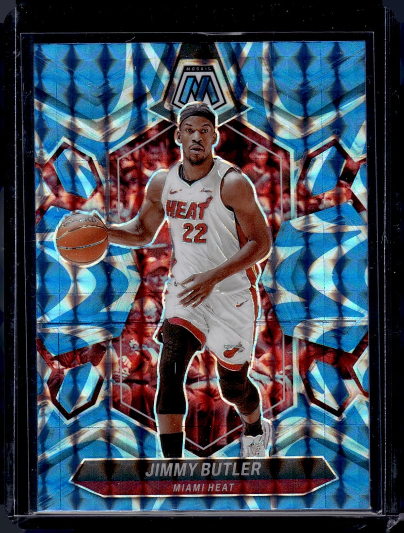 Jimmy Butler Reactive Blue Prizm 2023-24 Panini Mosaic #121 (1 of 2)