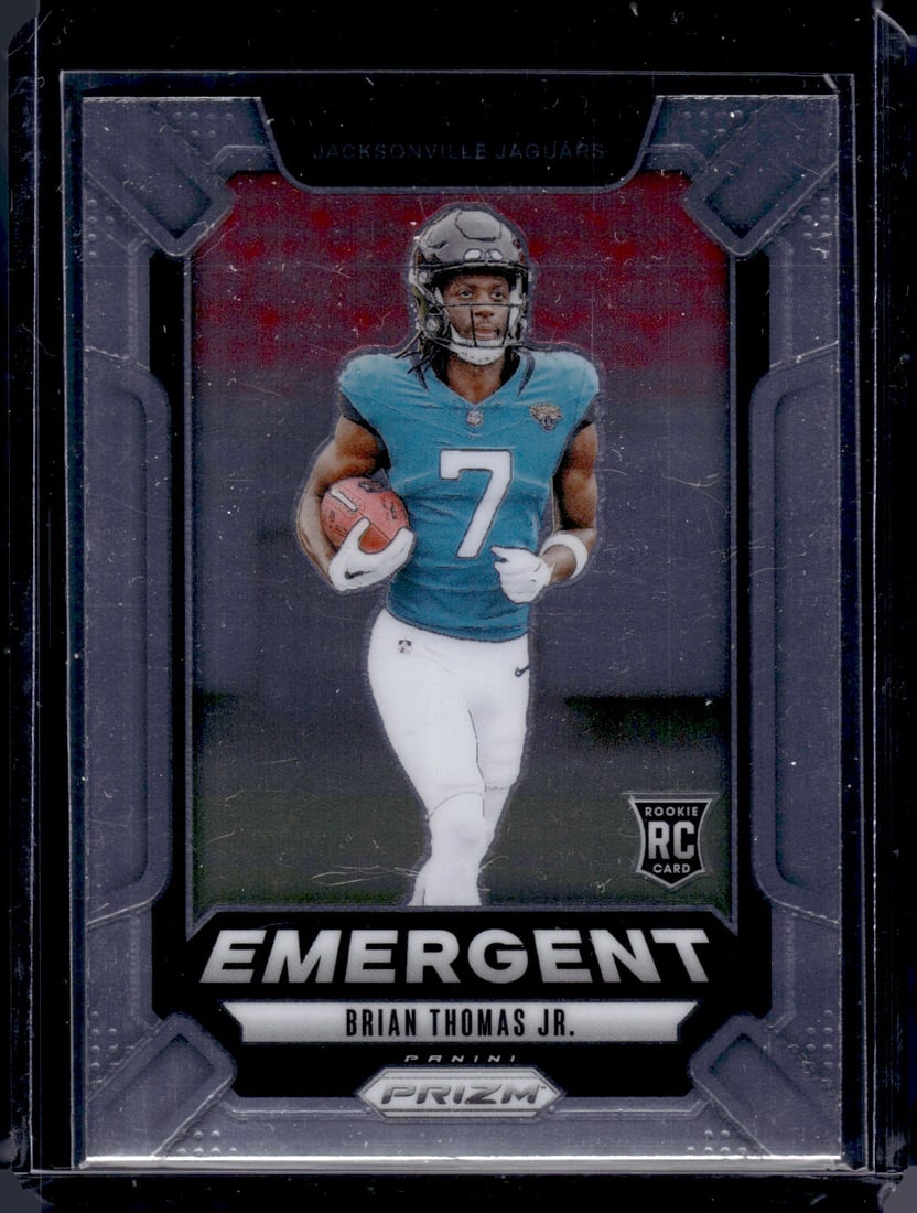 Brian Thomas Jr. Emergent RC 2024 Panini Prizm #12: Brian Thomas Jr. Emergent RC 2024 Panini Prizm #12
