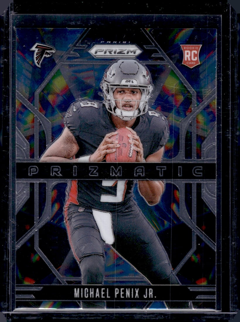 Michael Penix Jr. Prizmatic RC 2024 Panini Prizm #10: Michael Penix Jr. Prizmatic RC 2024 Panini Prizm #10