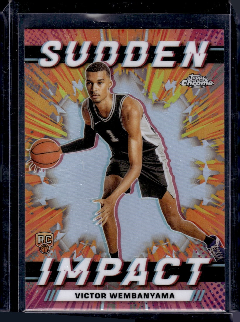 Victor Wembanyama Sudden Impact Refractor RC 2023-24 Topps Chrome #SI-1 (1 of 2)