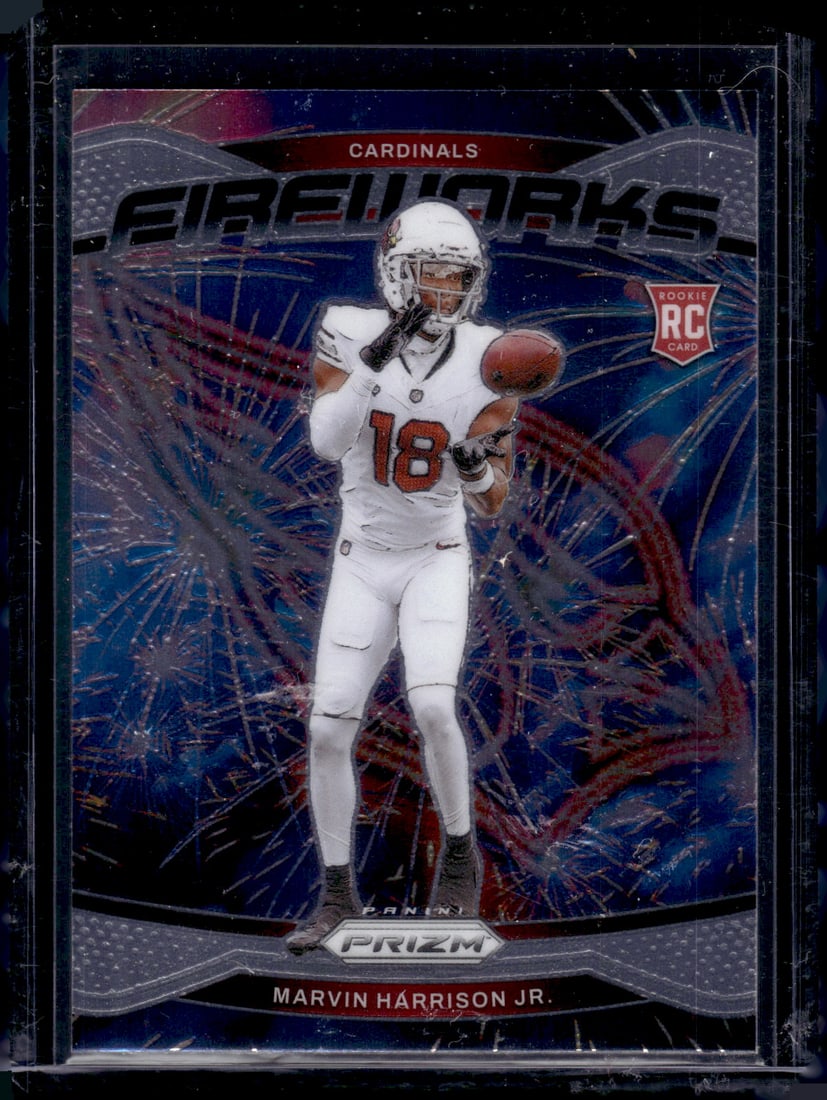 Marvin Harrison Jr. Fireworks RC 2024 Panini Prizm #20: Marvin Harrison Jr. Fireworks RC 2024 Panini Prizm #20