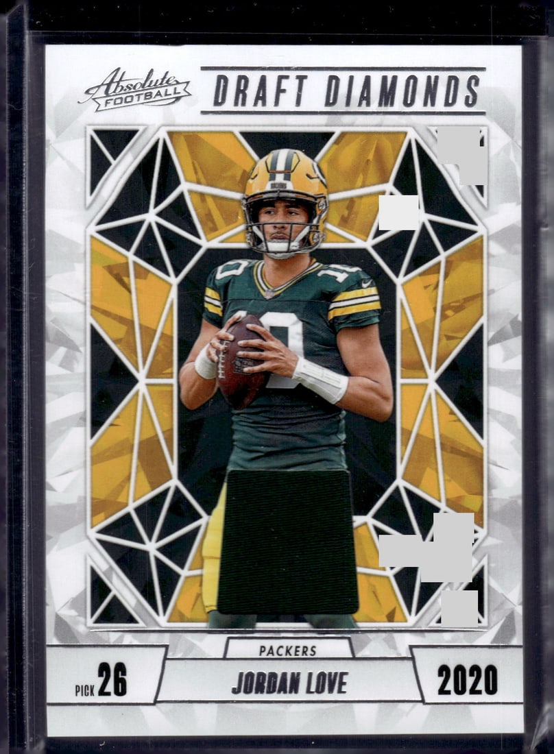 Jordan Love Draft Diamonds Patch 2024 Panini Absolute #DDJ-JLE (1 of 2)