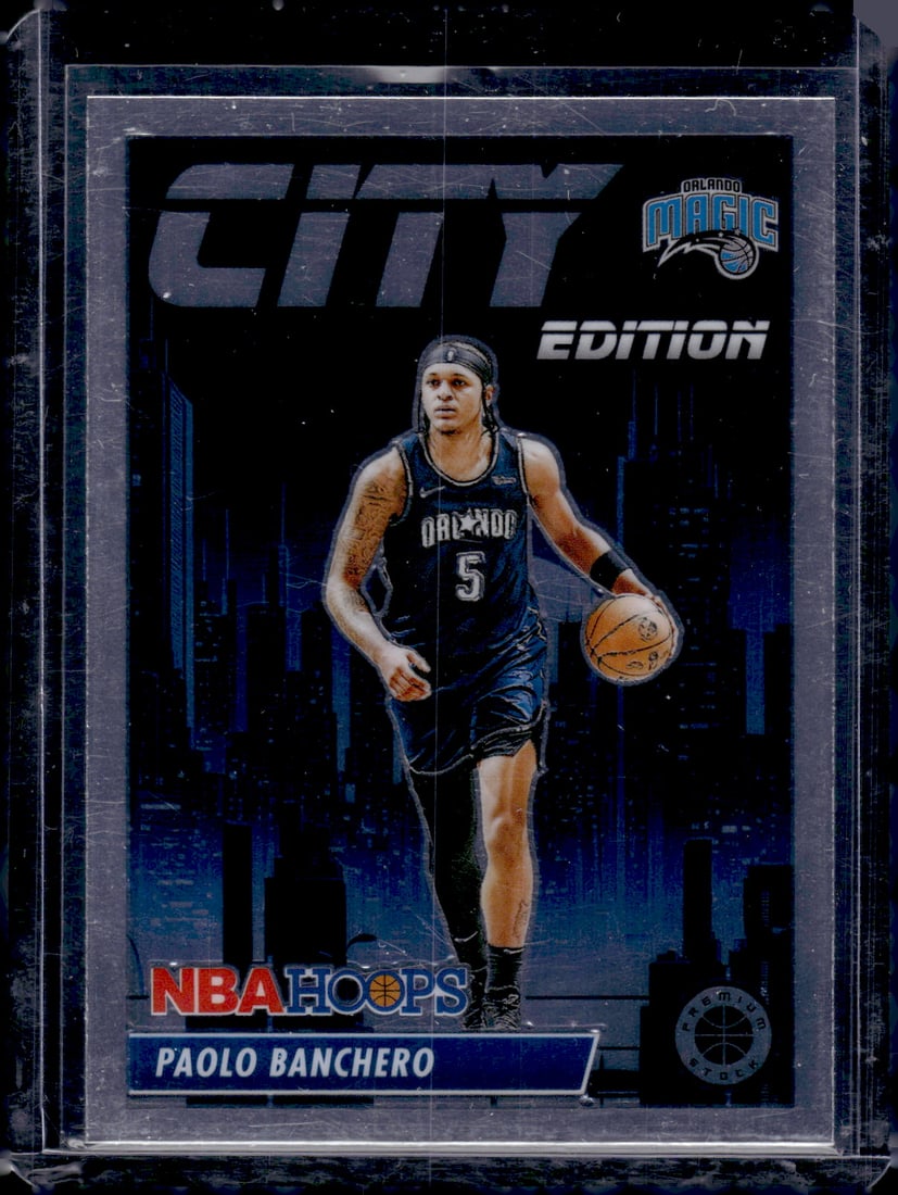 Paolo Banchero City Edition 2023-24 Panini Premium Stock #10: Paolo Banchero City Edition 2023-24 Panini Premium Stock #10