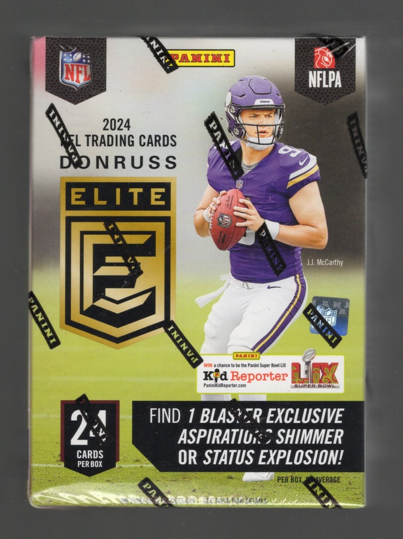 2024-25 Donruss Elite Football Blaster Box - Jayden Daniels, Bo Nix, Aspiration or Status Explosion: 2024-25 Donruss Elite Football Blaster Box - Jayden Daniels, Bo Nix, Aspiration or Status Explosion in every Box